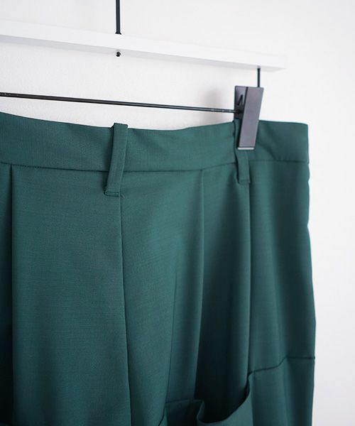 VUy.ヴウワイ.box slit psnts vuy-s12-p03[GREEN]_