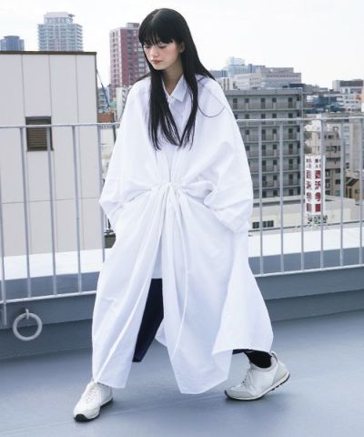 VUy.ヴウワイ.gown coat vuy-s12-c01[WHITE]