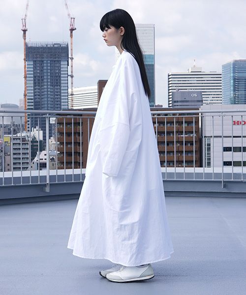 VUy.ヴウワイ.gown coat vuy-s12-c01[WHITE]