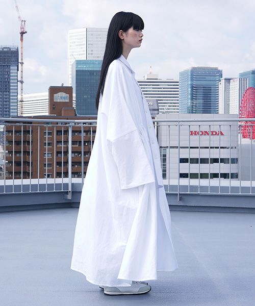 VUy.ヴウワイ.gown coat vuy-s12-c01[WHITE]