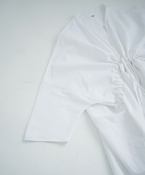 VUy.ヴウワイ.gown coat vuy-s12-c01[WHITE]