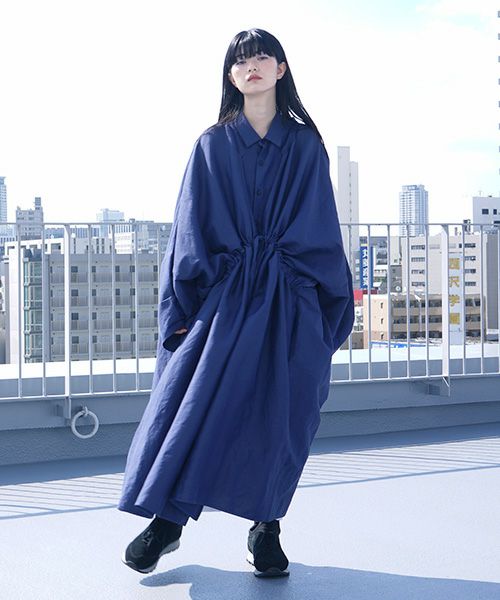 VUy.ヴウワイ.gown coat vuy-s12-c01[BLUE]