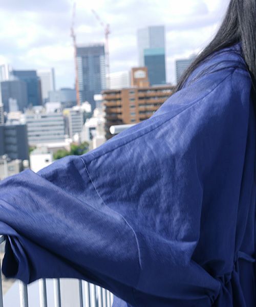 VUy.ヴウワイ.gown coat vuy-s12-c01[BLUE]