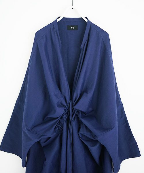 VUy.ヴウワイ.gown coat vuy-s12-c01[BLUE]