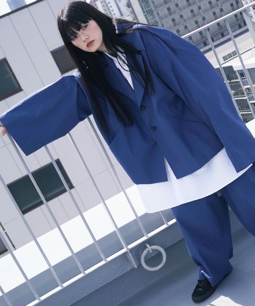 VUy.ヴウワイ.short jacket vuy-s12-j01[BLUE]