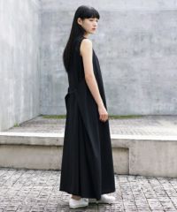 Mochi.モチ.sleeveless dress [ms21-op-02/black]