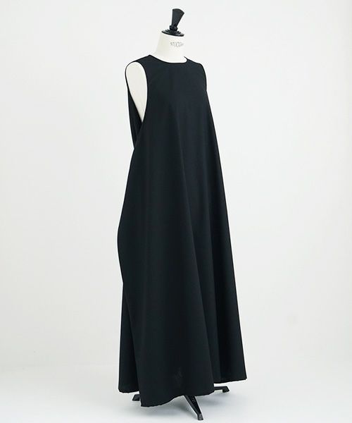 Mochi.モチ.sleeveless dress [ms21-op-02/black]