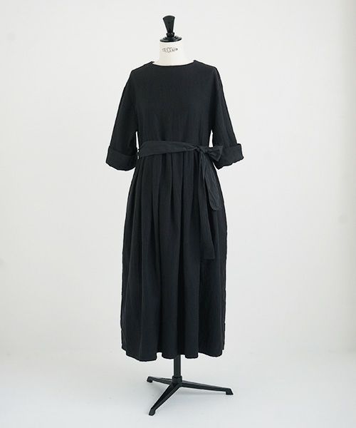 Mochi.モチ.belt dress [ms21-op-03/sumi/sa]