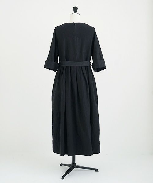 Mochi.モチ.belt dress [ms21-op-03/sumi/sa]