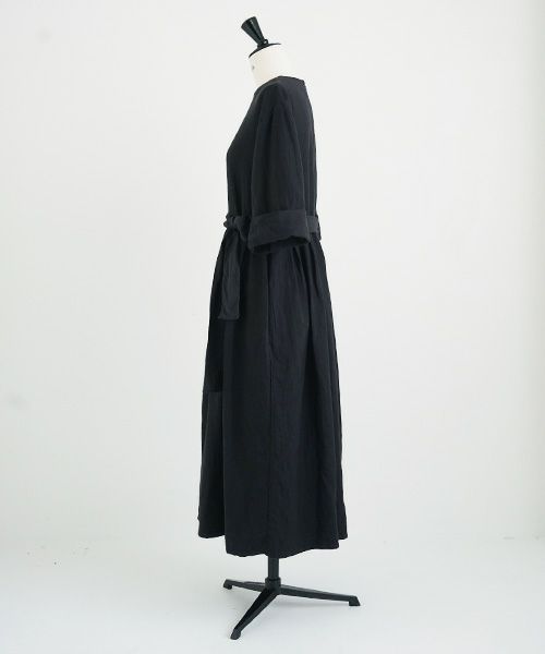 Mochi.モチ.belt dress [ms21-op-03/sumi/sa]