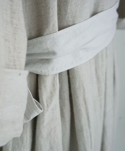 Mochi.モチ.belt dress [ms21-op-03/beige/sa]