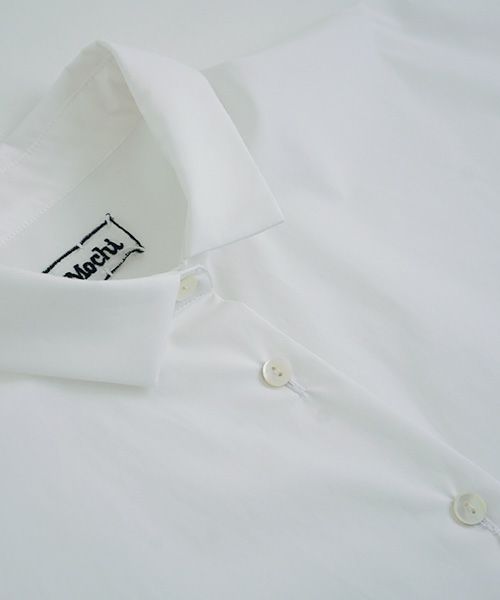 Mochi.モチ.supima cotton long shirt dress [ms21-op-05/white]