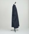 Mochi.モチ.supima cotton long shirt dress [ms21-op-05/navy]