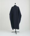 Mochi.モチ.supima cotton long shirt dress [ms21-op-05/navy]