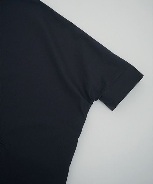 Mochi.モチ.supima cotton long shirt dress [ms21-op-05/navy]