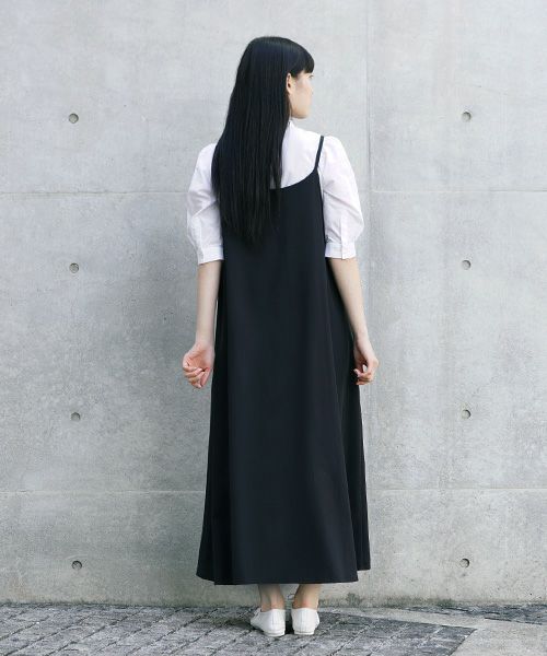 Mochi.モチ.camisole dress [ms21-op-06/black]
