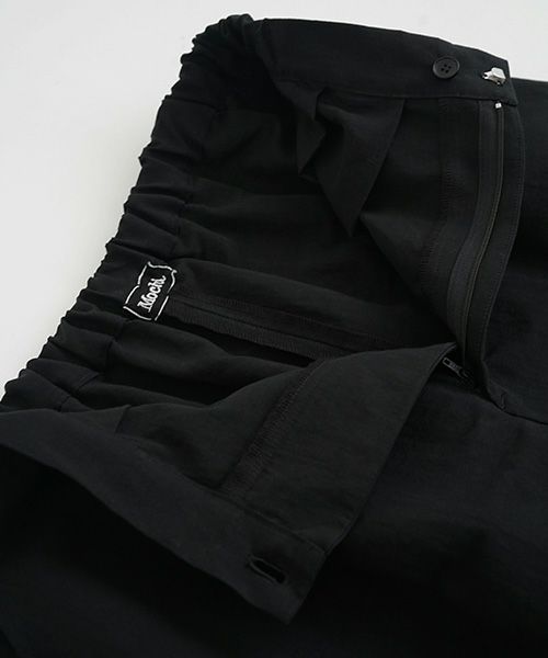 Mochi.モチ.wide tapered pants. [ms21-p-01/black]