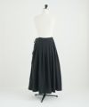 Mochi.モチ.tuck long skirt [ms21-sk-01/black]