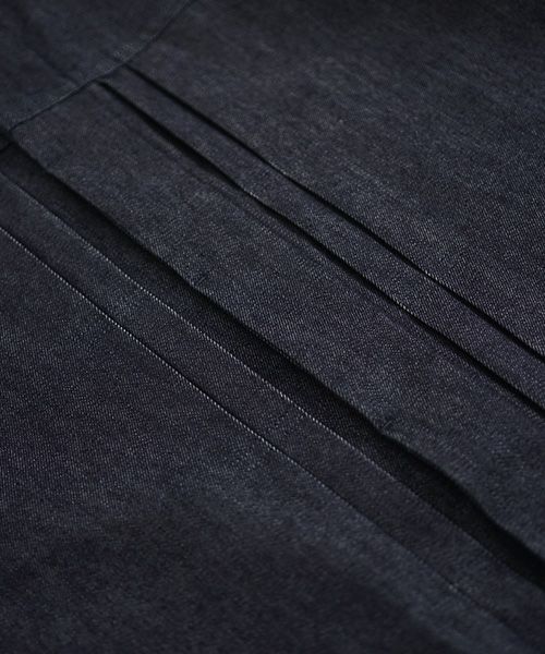 Mochi.モチ.silk cotton denim jacket.[ms21-jk-01/indigo]