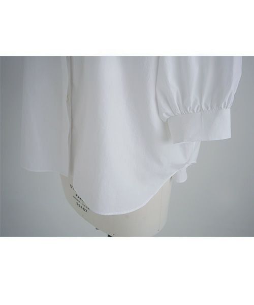 Mochi.モチ.gather blouse[ms21-b-01/white]