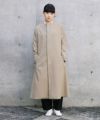Mochi.モチ.spring coat(supima cotton×silk).[ms21-co-02/beige]