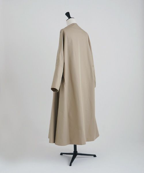Mochi.モチ.spring coat(supima cotton×silk).[ms21-co-02/beige]