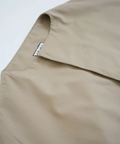 Mochi.モチ.spring coat(supima cotton×silk).[ms21-co-02/beige]