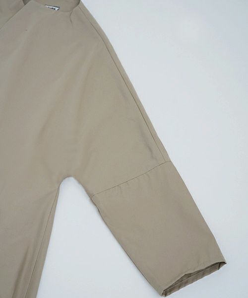 Mochi.モチ.spring coat(supima cotton×silk).[ms21-co-02/beige]