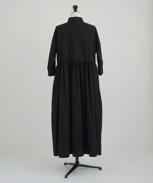 Mochi.モチ.shirt dress [ma-op-04/black/・1]