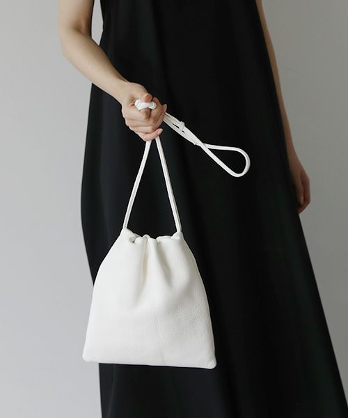 Mochi.モチ.drawstring bag (s) [ma-pro-01-/white]