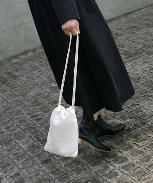 Mochi.モチ.drawstring bag (s) [ma-pro-01-/white]