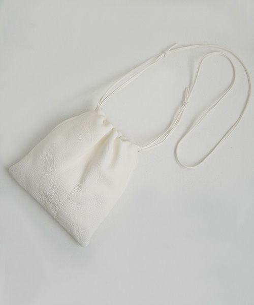 Mochi.モチ.drawstring bag (s) [ma-pro-01-/white]