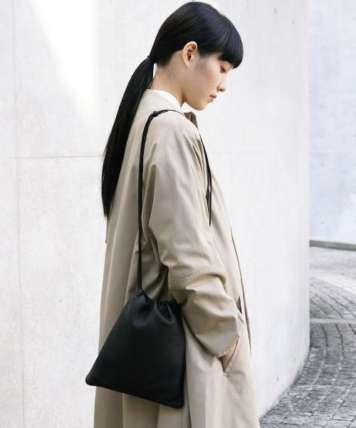 Mochi.モチ.drawstring bag (s) [ma-pro-01-/black]