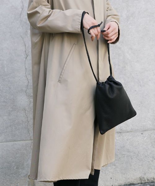 Mochi.モチ.drawstring bag (s) [ma-pro-01-/black]