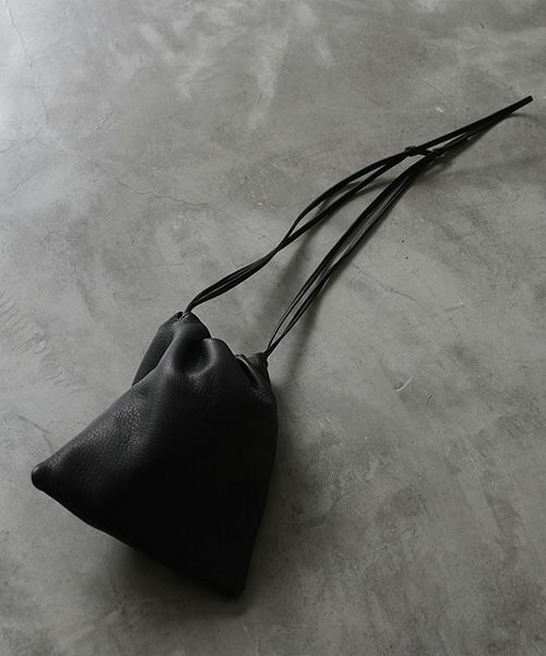 Mochi.モチ.drawstring bag (s) [ma-pro-01-/black]