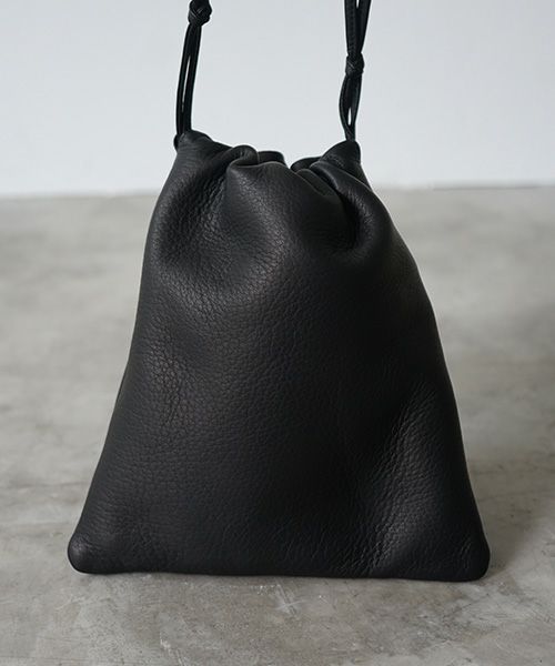 Mochi.モチ.drawstring bag (s) [ma-pro-01-/black]