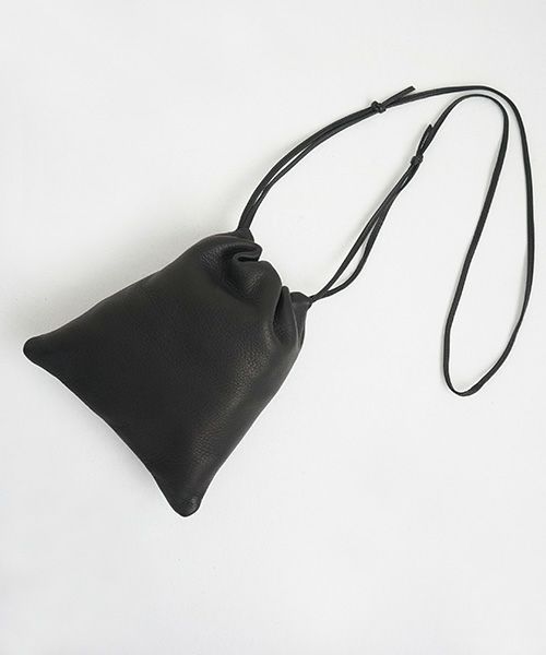 Mochi.モチ.drawstring bag (s) [ma-pro-01-/black]