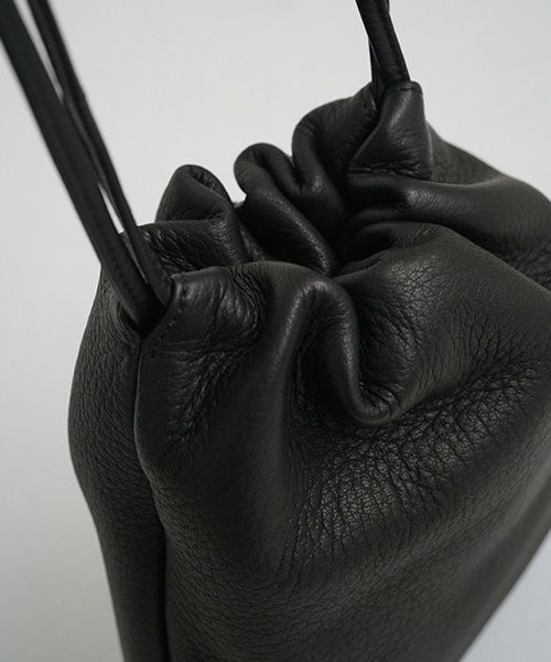 Mochi.モチ.drawstring bag (s) [ma-pro-01-/black]