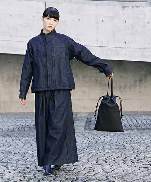 Mochi.モチ.drawstring bag (m) [ma-pro-01-/black]