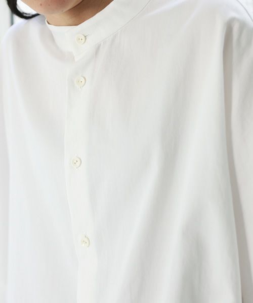 VU.ヴウ.stand collar shirt vu-s12-s02[OFF WHITE]