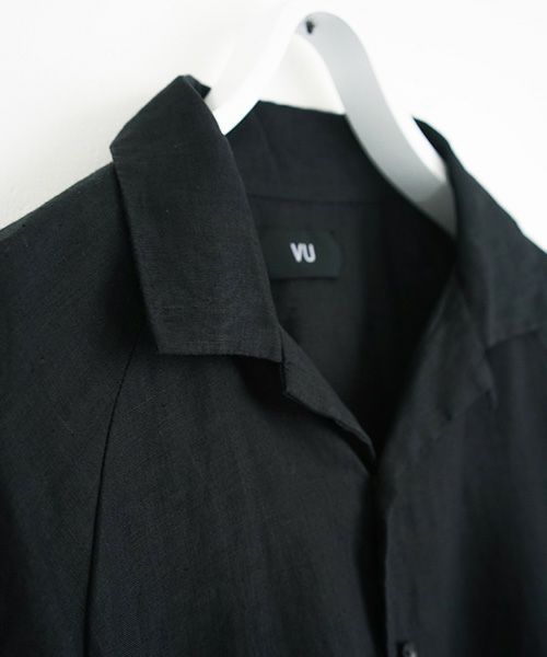 VU.ヴウ.open collar shirt vu-s12-s04[SUMI]