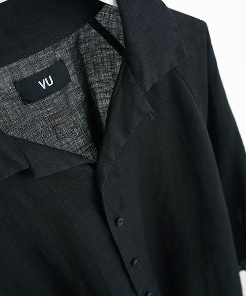 VU.ヴウ.open collar shirt vu-s12-s04[SUMI]