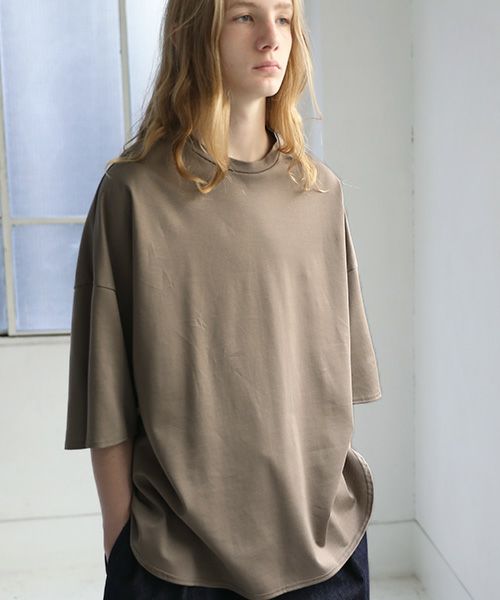 VU.ヴウ.basic t-shirt vu-s12-t08[LIGHT BROWN]_