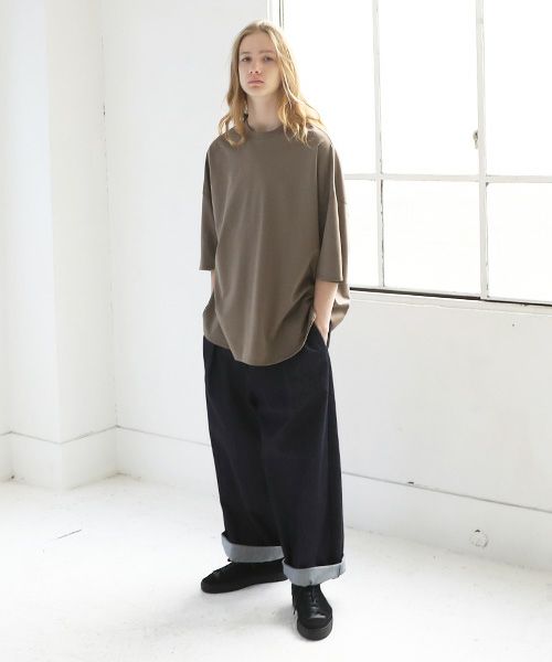 VU.ヴウ.basic t-shirt vu-s12-t08[LIGHT BROWN]_