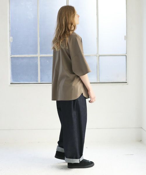 VU.ヴウ.basic t-shirt vu-s12-t08[LIGHT BROWN]_