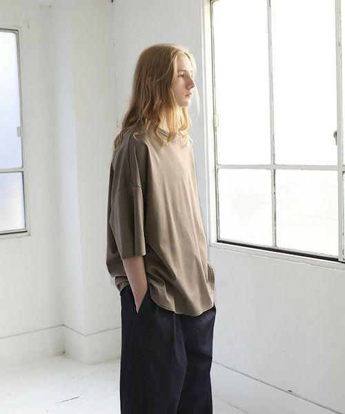 VU.ヴウ.basic t-shirt vu-s12-t08[LIGHT BROWN]_