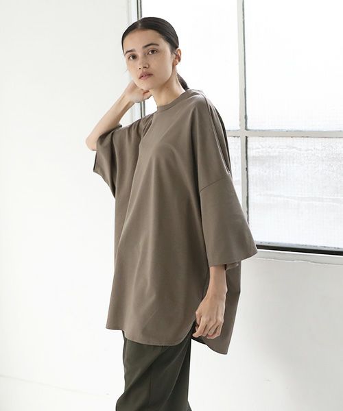 VU.ヴウ.basic t-shirt vu-s12-t08[LIGHT BROWN]_