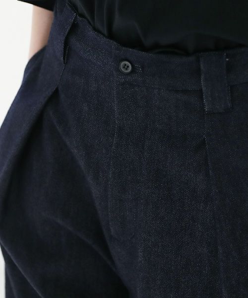 VU.ヴウ.knee wide pants vu-s23-kp09[DEEP BLUE]