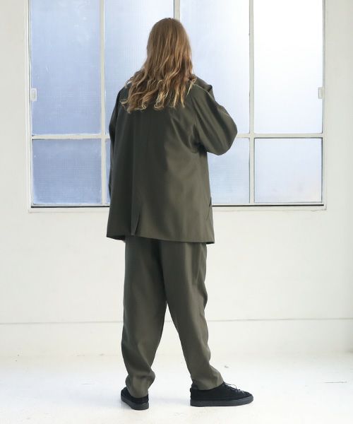 VU.ヴウ.no collar jacket vu-s12-j13[KHAKI]_