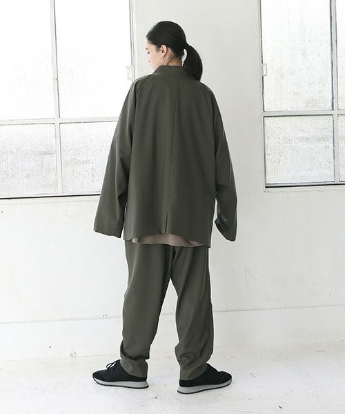 VU.ヴウ.no collar jacket vu-s12-j13[KHAKI]_